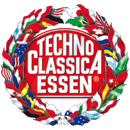 Techno-Classica Essen mit Clubstand des MG Car Club